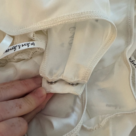 For Love And Lemons White Lace Chemise - Picture 8 of 8